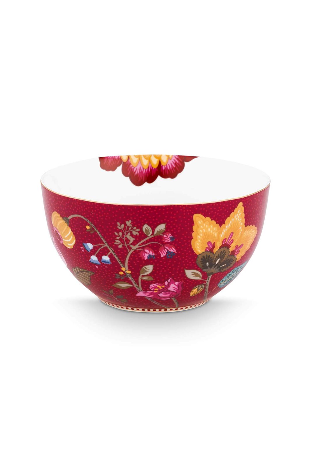 PIP Skál Blooming Tales Fantasy Dark Red 15cm