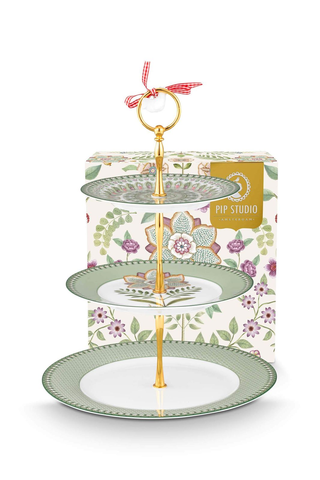 PIP 3/Layer Cake Stand Lily&Lotus Light
