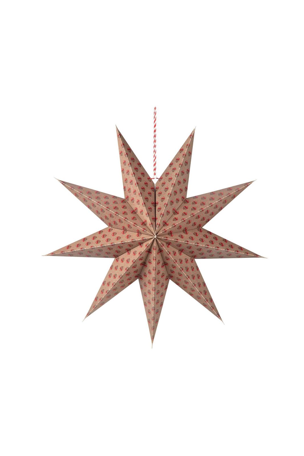 PIP Jólastjarna úr pappír Jaipur Flower Rauð 60cm