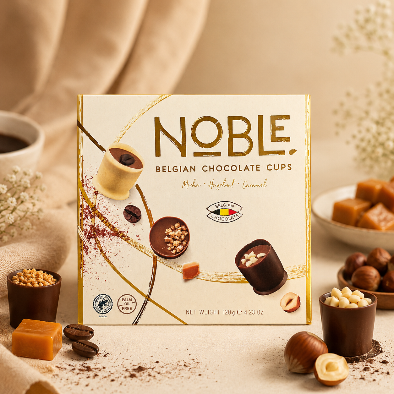 Noble. Belgísk Bolla Konfekt 120gr