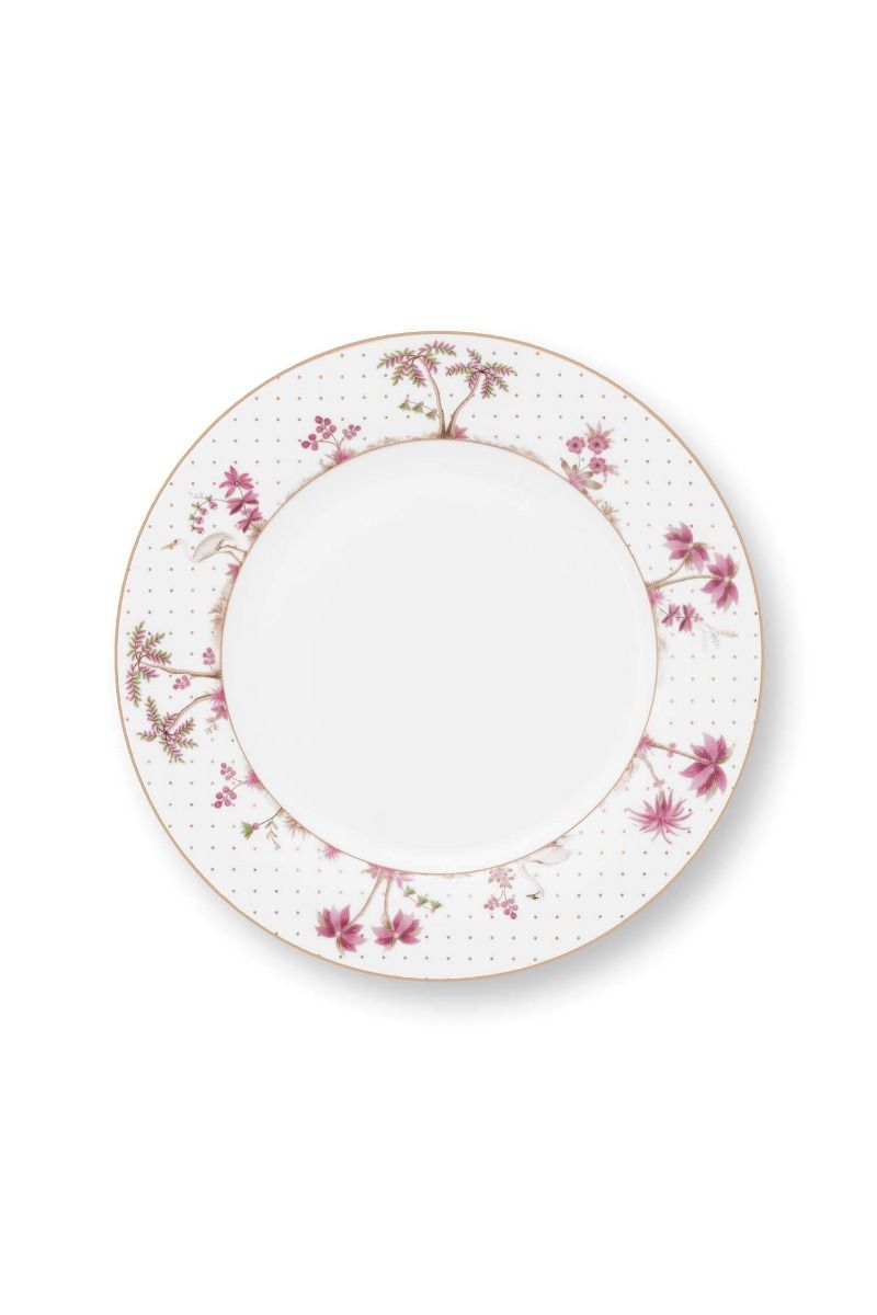 PIP Plate Jolie Dots Gold Pink 26.5cm