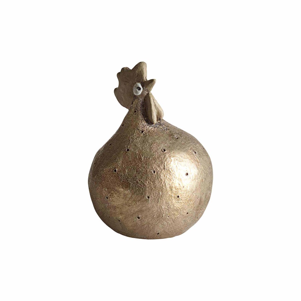 NG Hæna Skimra sand/gull, H.9,6cm