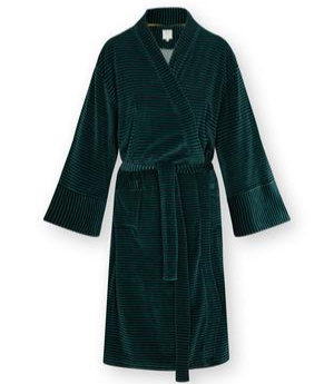 PHW Naomi Kimono Velvet Blágrænn