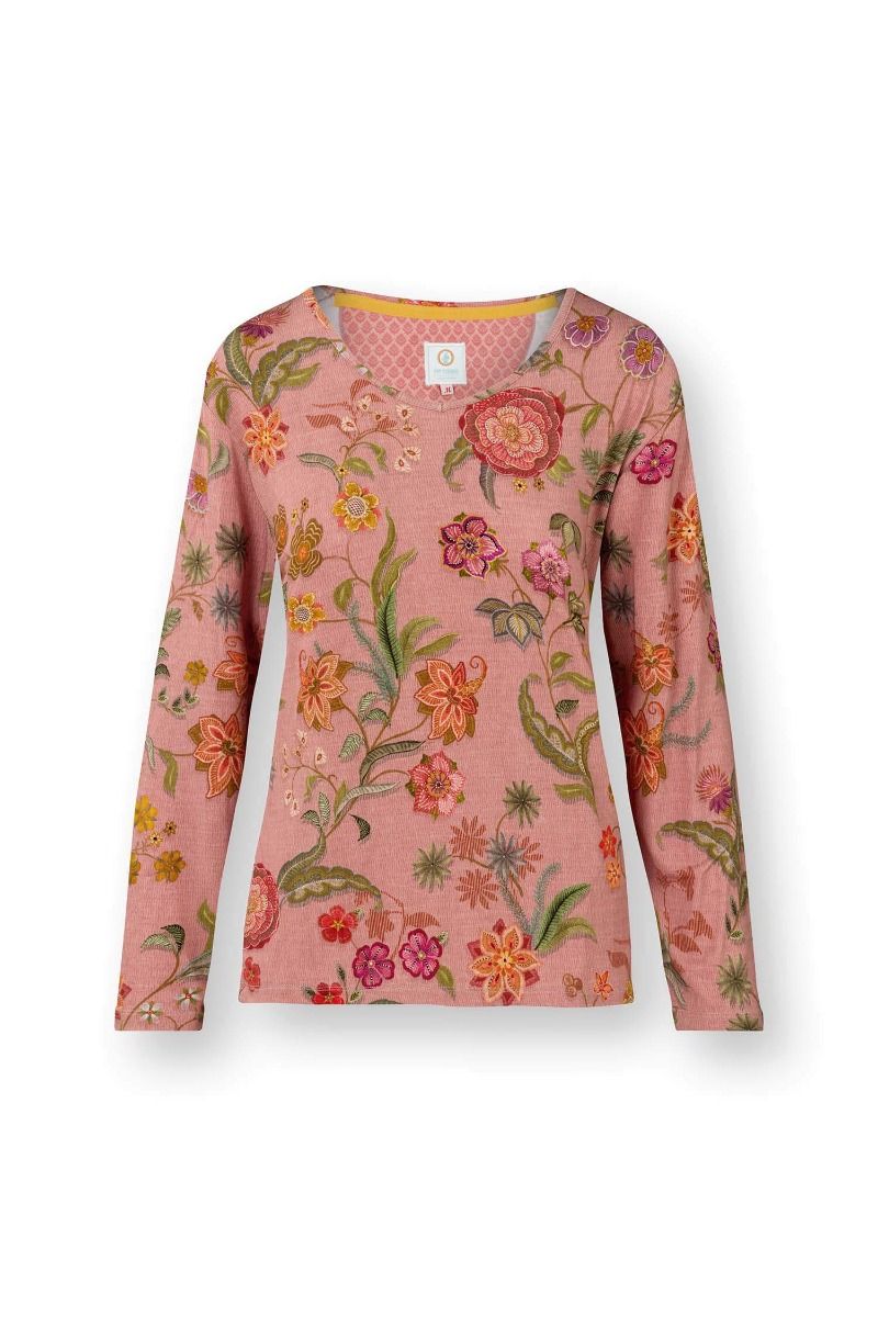 PHW Trice Long Sleeve Top Coco Flower Coral