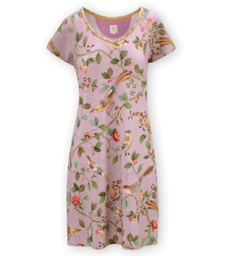 PHW Náttkjóll, stutterma Good Nightingale Lilac