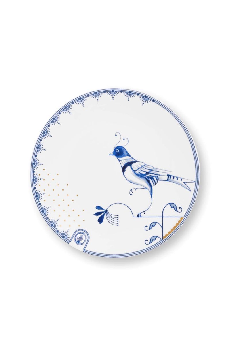 PIP Plate Pip&The Blue Bird White 18cm