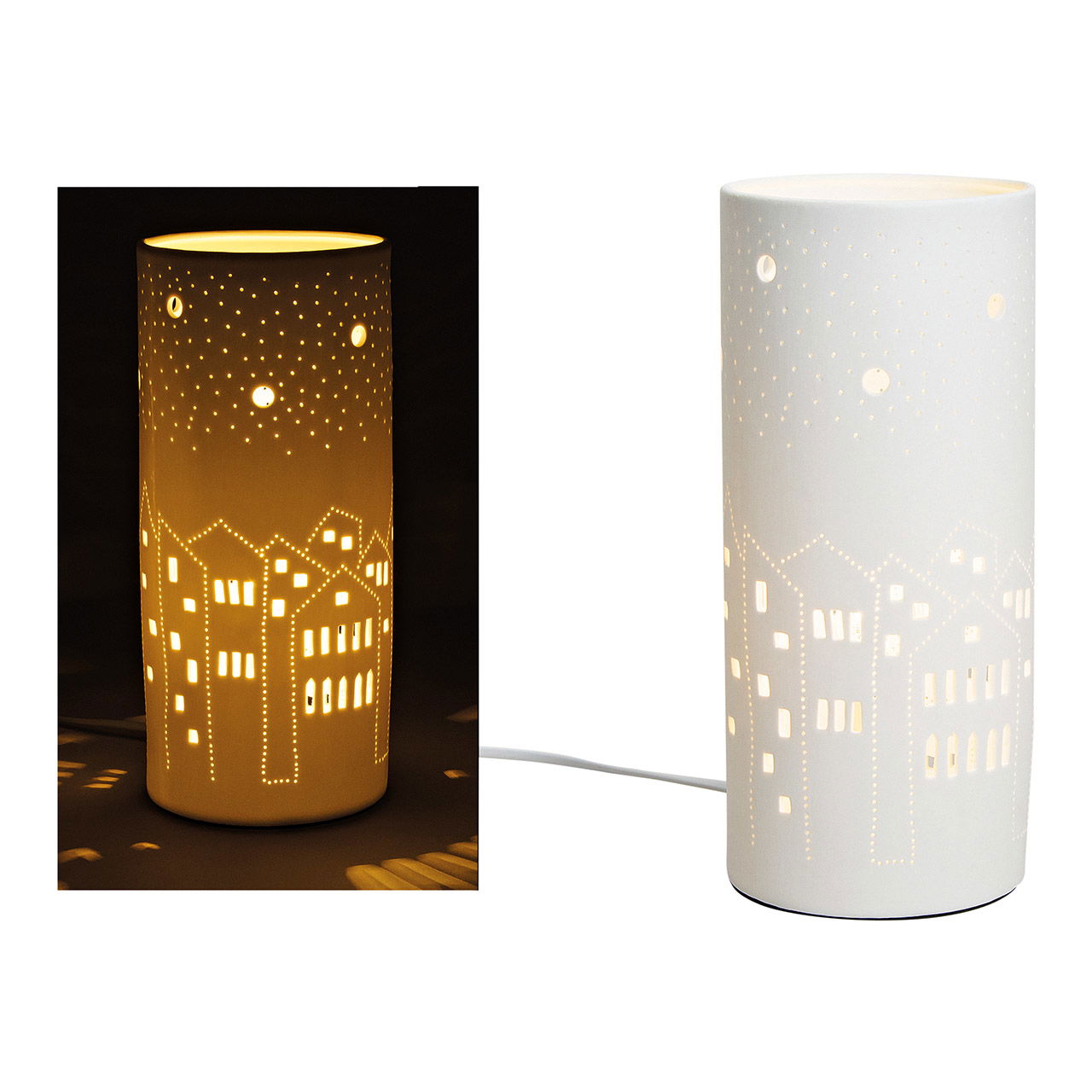 GW TABLE LAMP HOUSE DESIGN PORCELAIN 28X