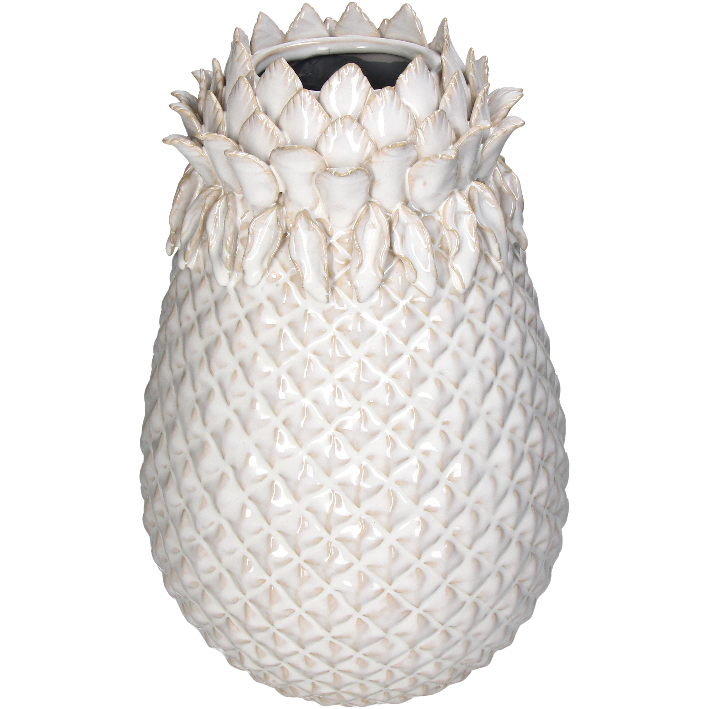 Vasi Stoneware hvítur