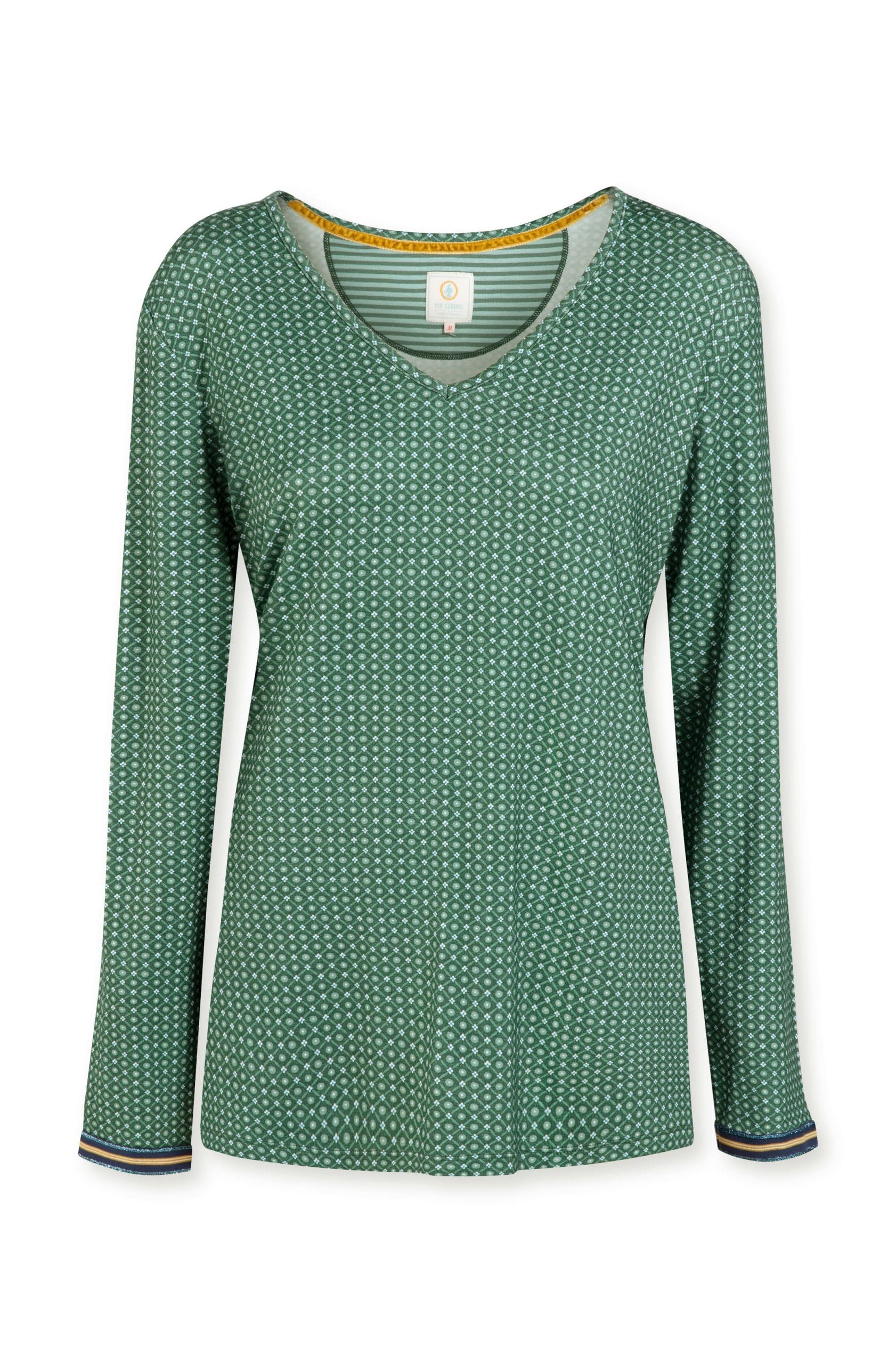PHW Trice Long Sleeve Star Tile Green