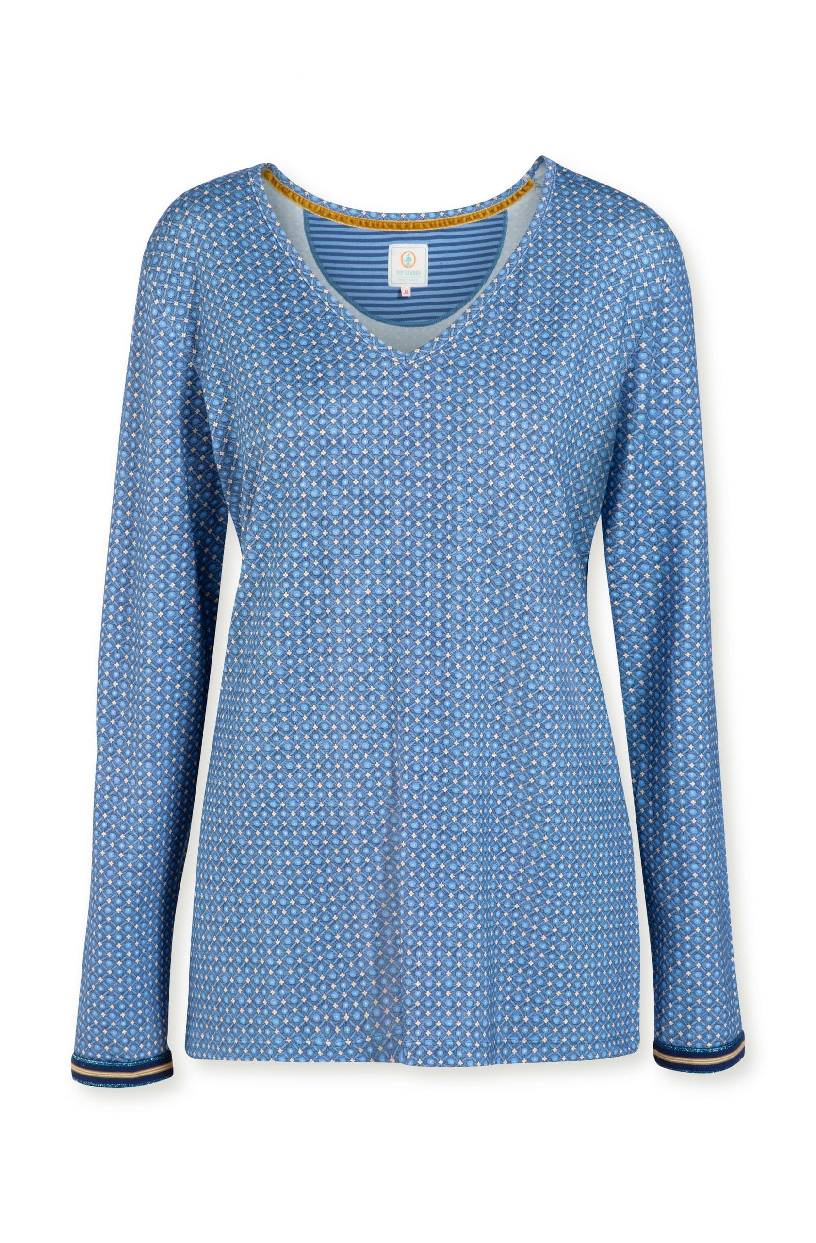 PHW Trice Long Sleeve Star Tile Blue