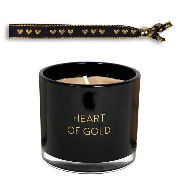 Soya Kerti með armbandi - HEART OF GOLD