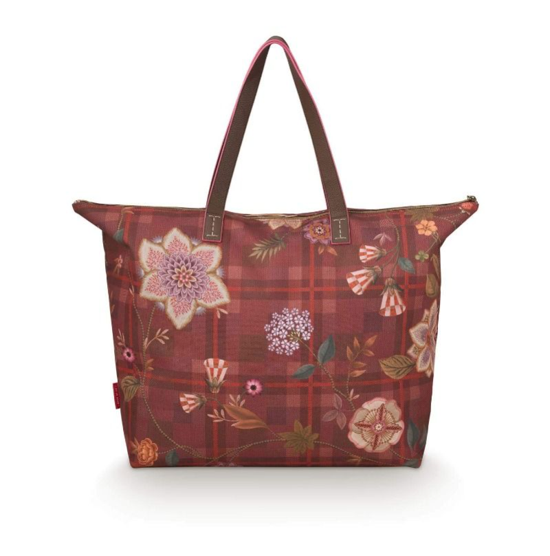 PIP Tilda Tote Bag Flores Felices Red 66