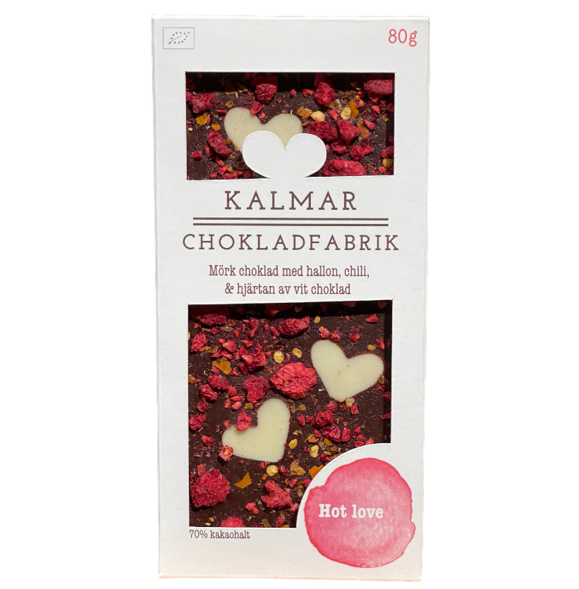 KC Dökkt súkkulaði með hindberjum,chilli