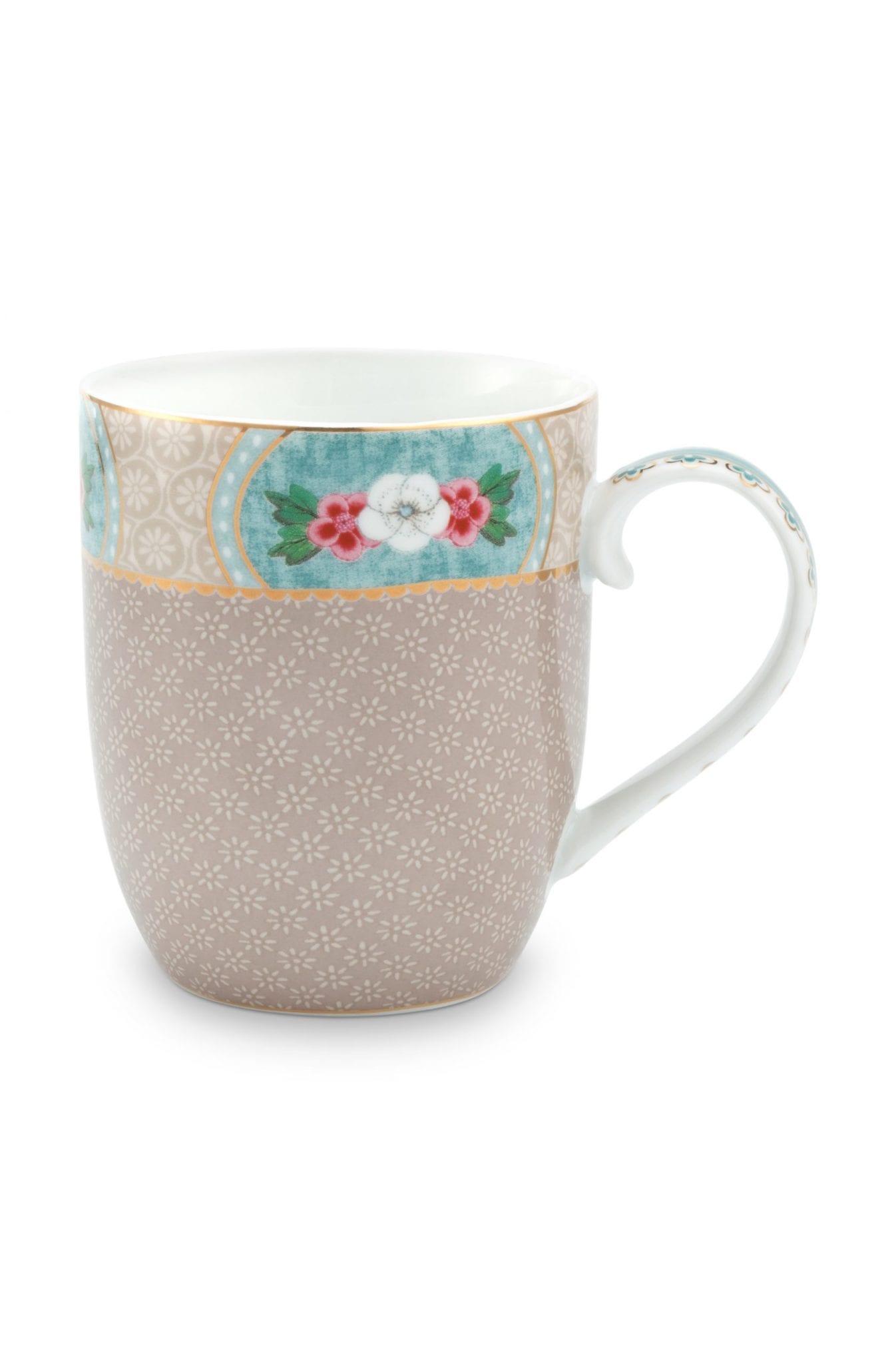 PIP Mug Small Blushing Birds Khaki 145ml
