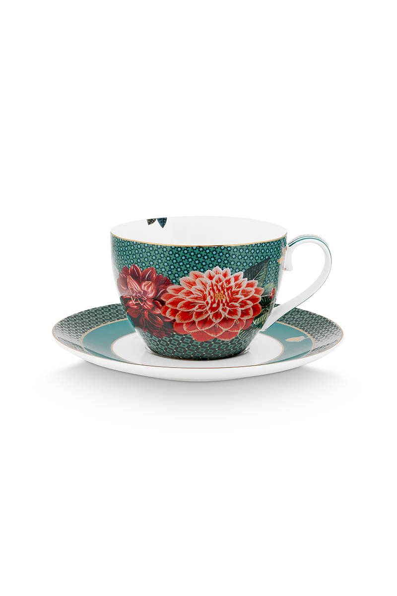PIP Cup & Saucer WW Dove Grænn 280ml