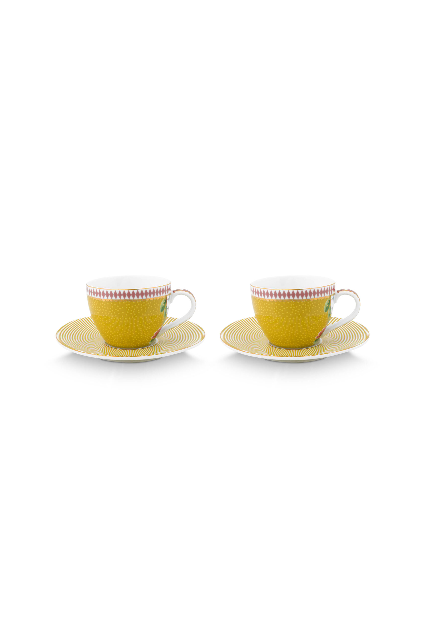 PIP Set/2 Espresso Cups & Saucers La Maj