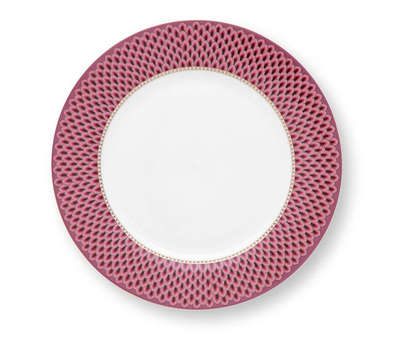 PIP Plate Fl. Fest Scallop Dark P. 26,5c