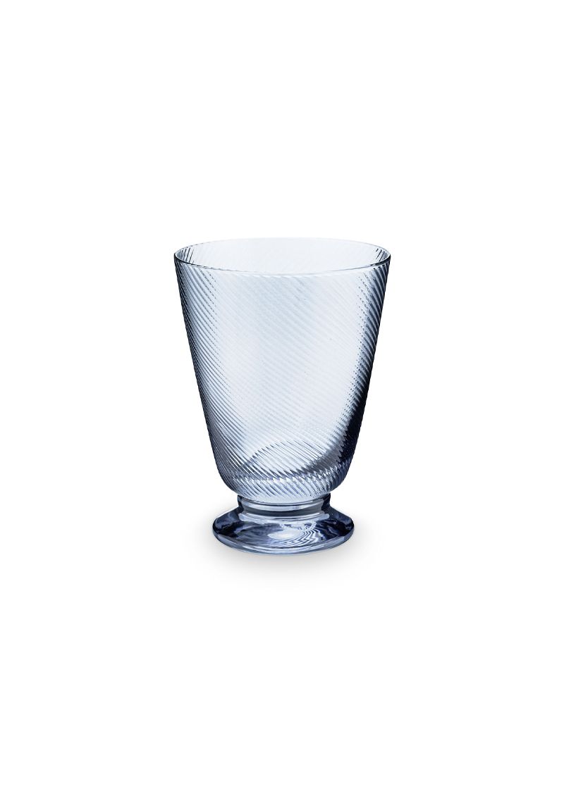 PIP Water Glass Twisted Dark Blue 360ml