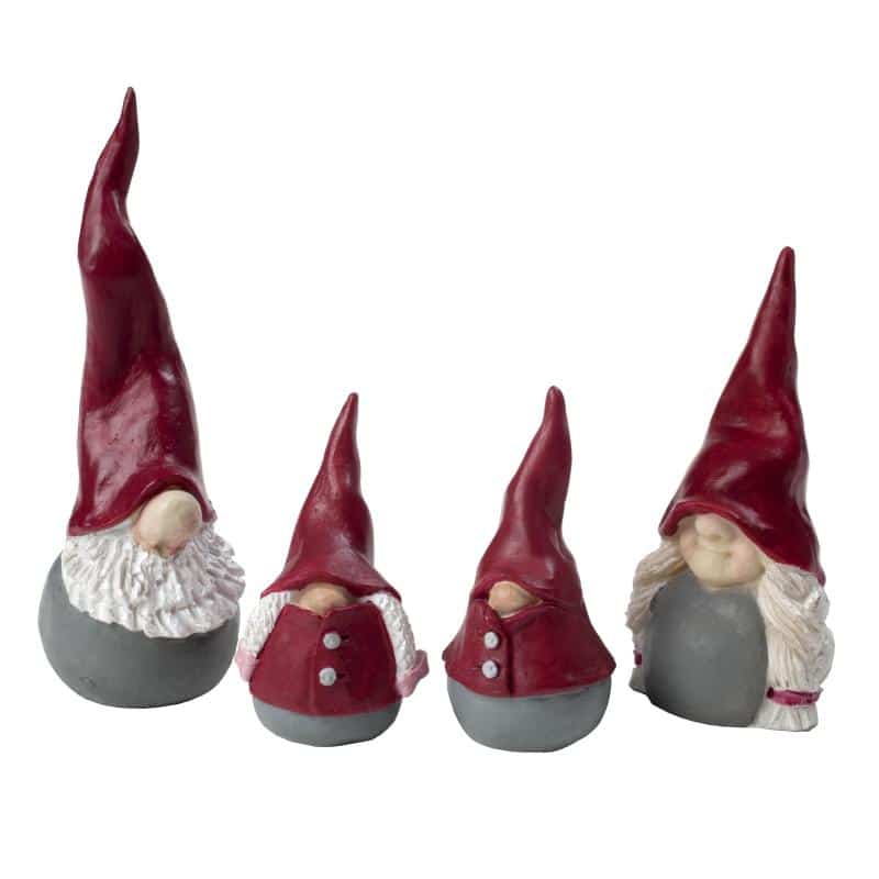 NG Santa High Hat Family 4pcs. 5,5-10cm