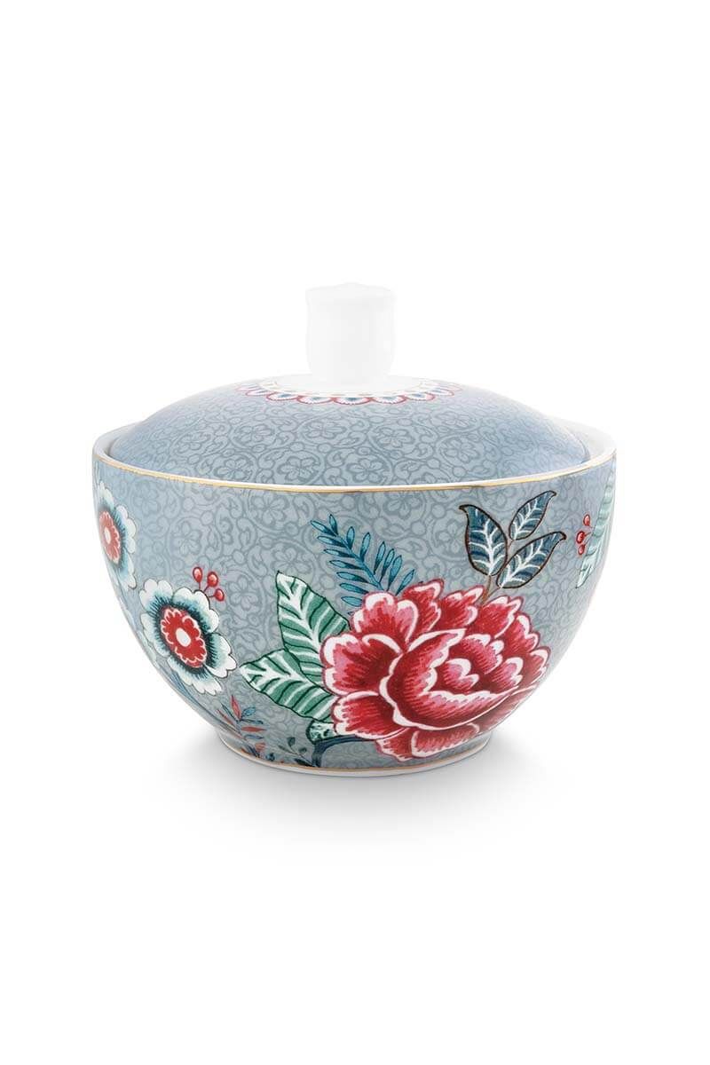 PIP Sugar Bowl Flower Festival Light Blu