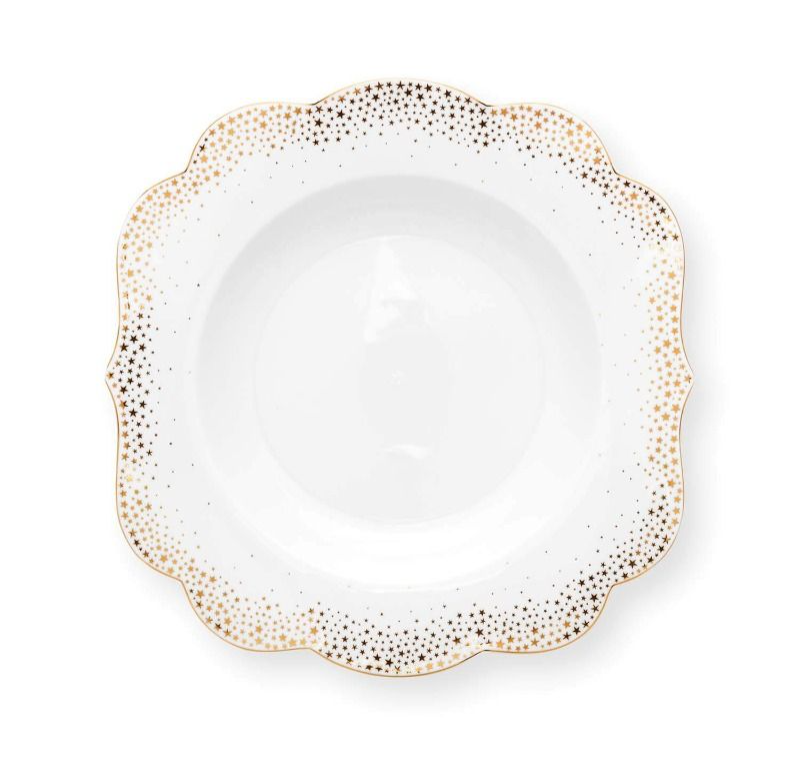 PIP Djúpur diskur Royal Winter White 23,5cm