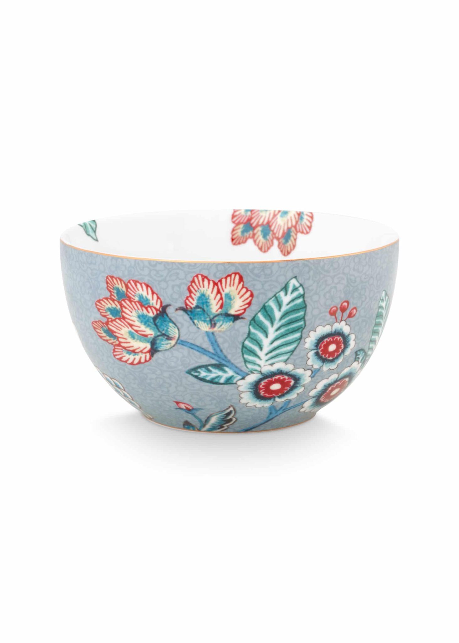 PIP Bowl Flower Festival Light Blue 12cm