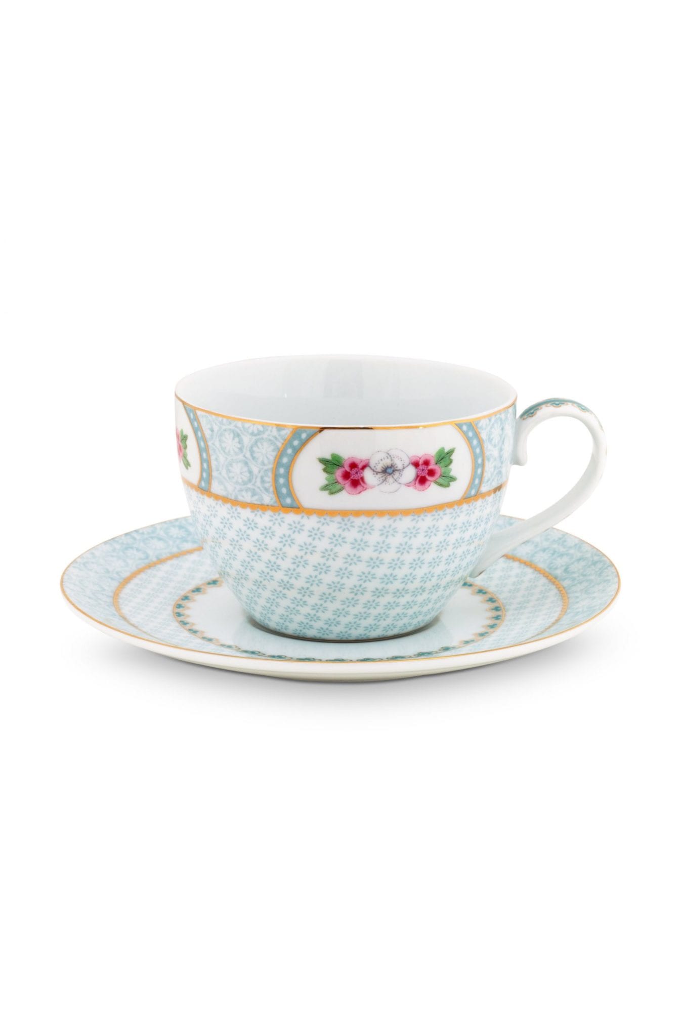 PIP Cup & Saucer Blushing Birds White 28