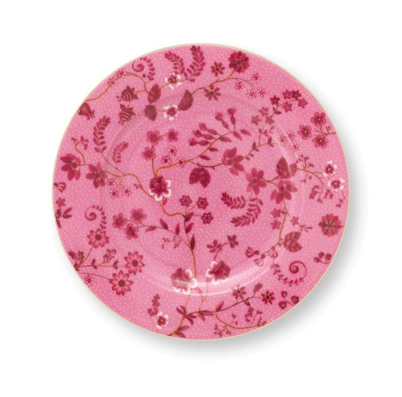 PIP Plate Jolie Flowers Pink 17cm