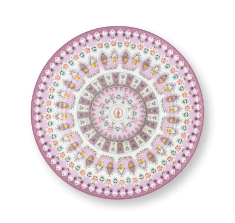 PIP Plate Lily&Lotus Moon Del 17cm