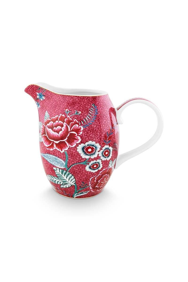 PIP Jug Large Flower Festival Dark Pink