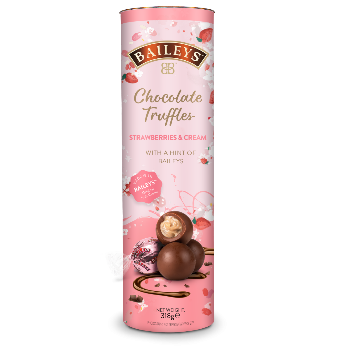 Baileys trufflur í stauk, 320g, jarðarbe