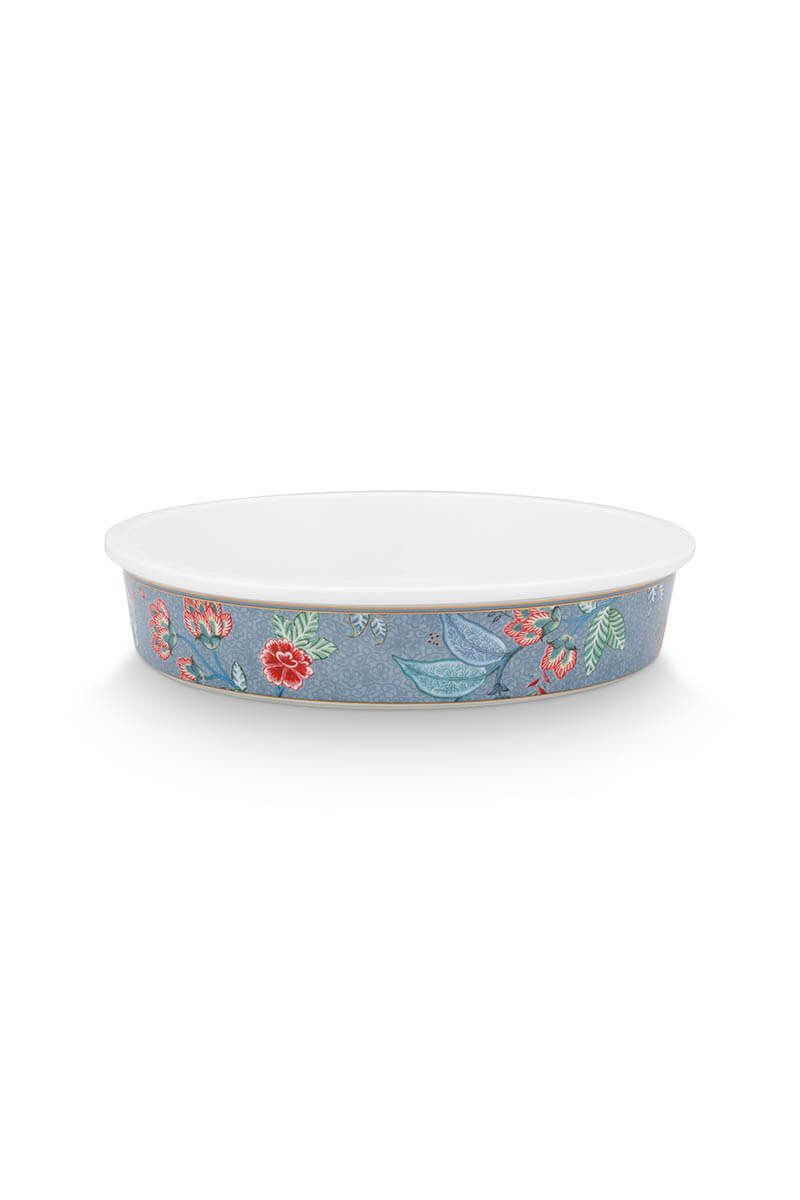 PIP Baking Dish Round Flower Festival Bl