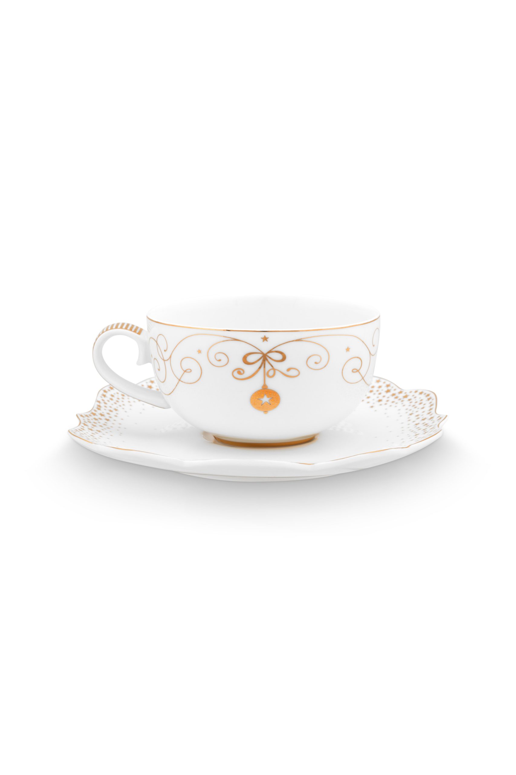 PIP Cup and Saucer Royal Winter White 22