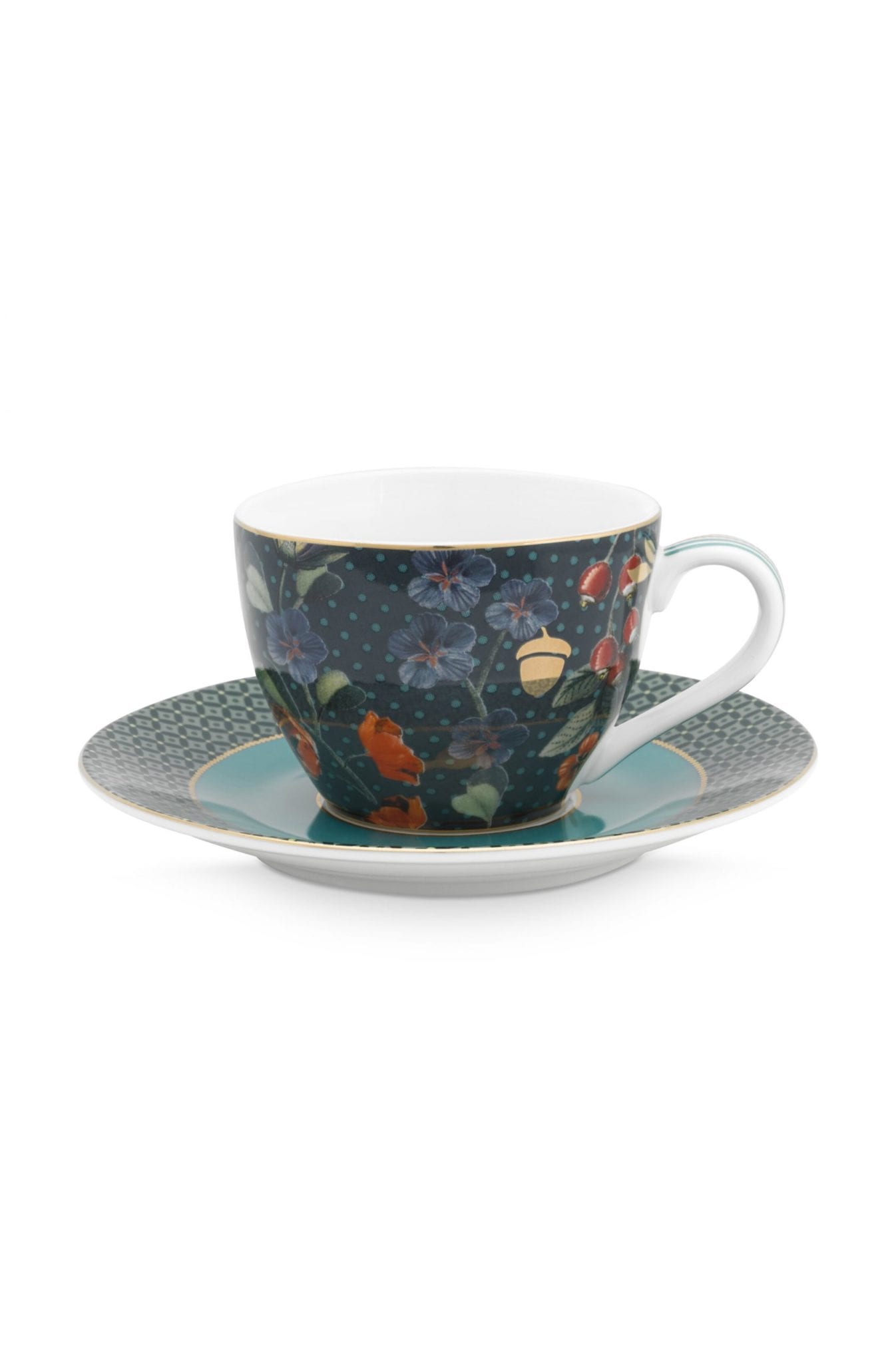 PIP Espresso Cup & Saucer WW Over all DB