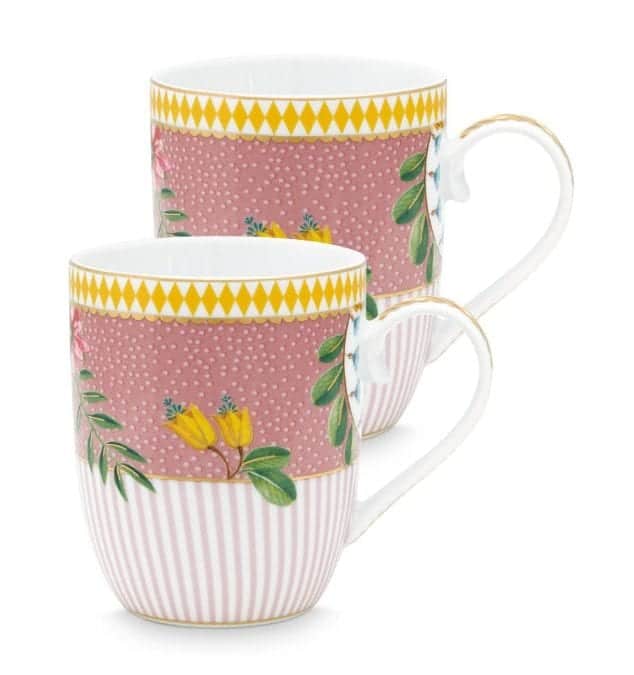 PIP Set2 Mugs Small La Majorelle Pink