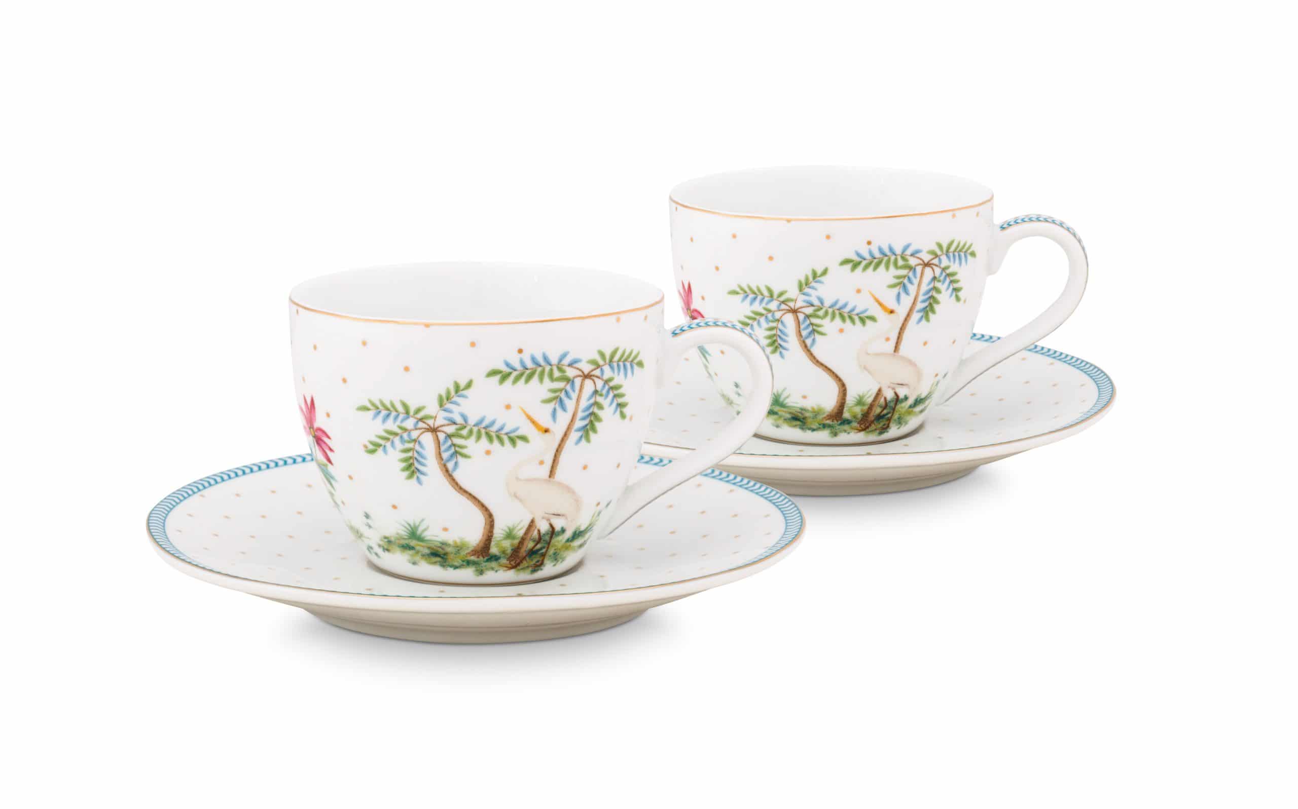 PIP Set/2 Espresso Cups & Saucers Jolie