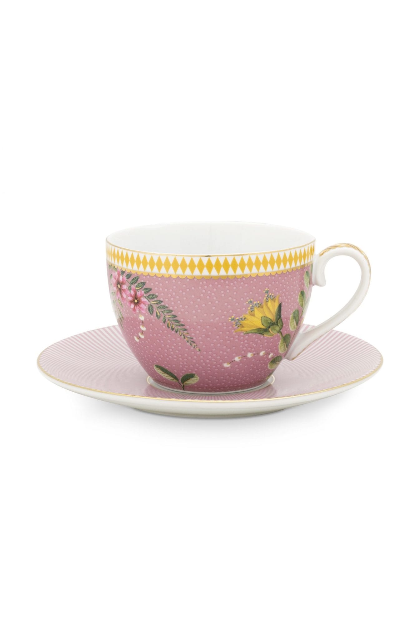 PIP Cup & Saucer La Majorelle Pink 280ml