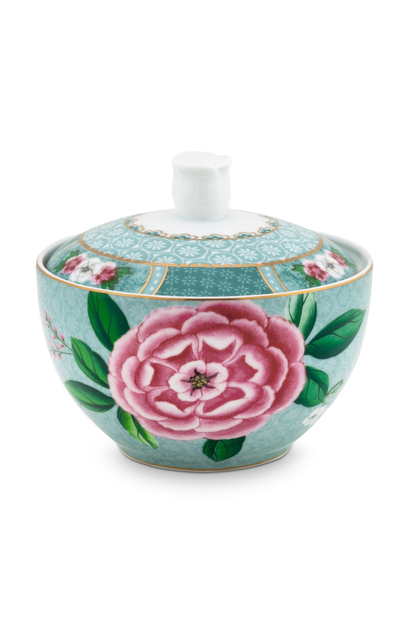 PIP Sugar Bowl Blushing Birds Blue 300ml