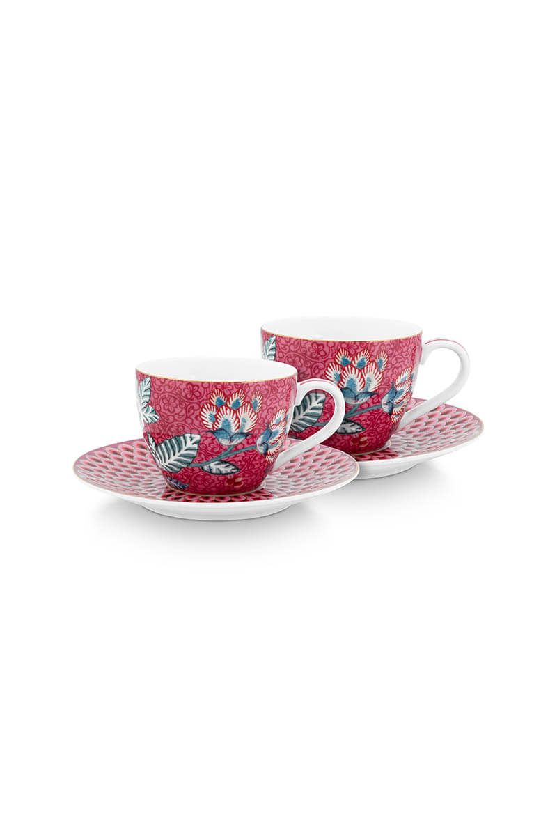 PIP Set/2 Espresso Cups & Saucers FF DPi