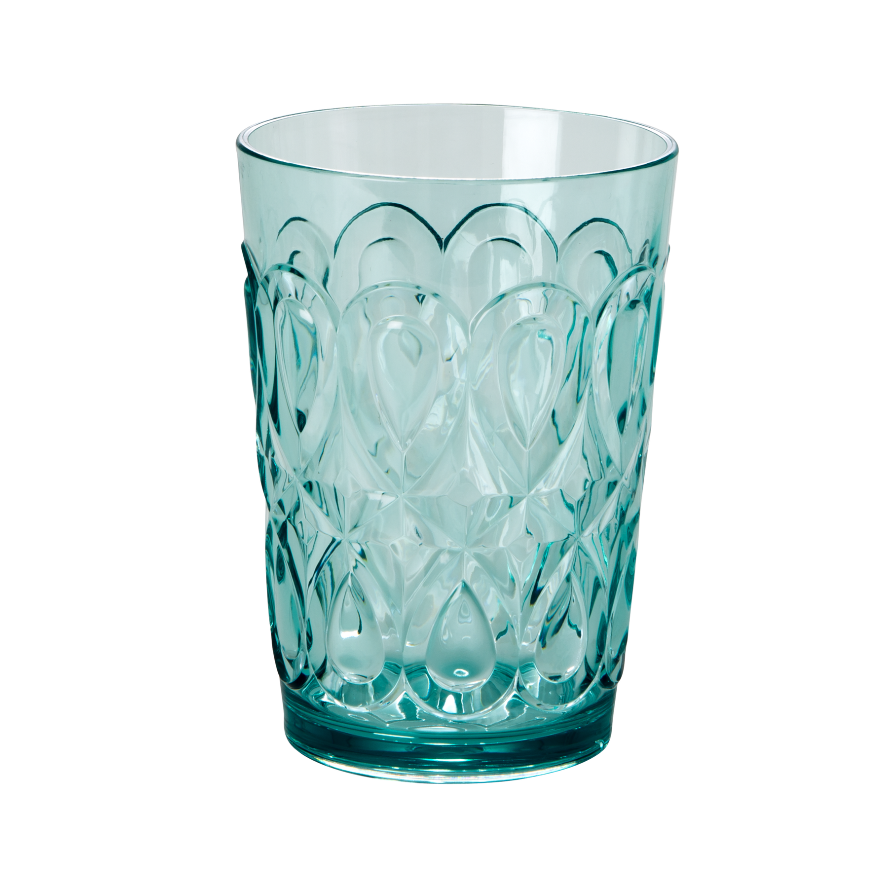 RICE Acrylic Tumbler in Mint with Swirly