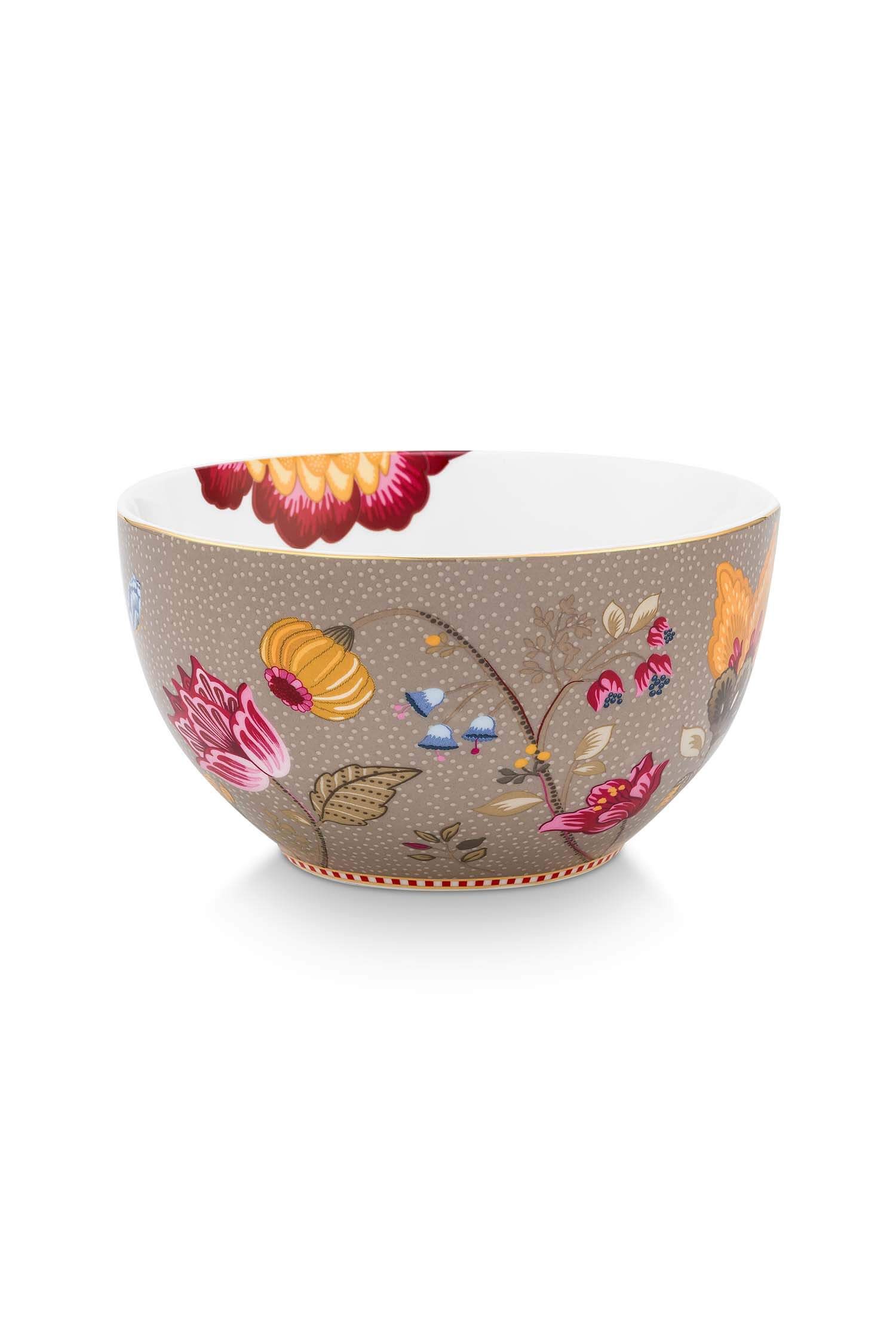 PIP Bowl Blooming Tales Fantasy Khaki 15cm