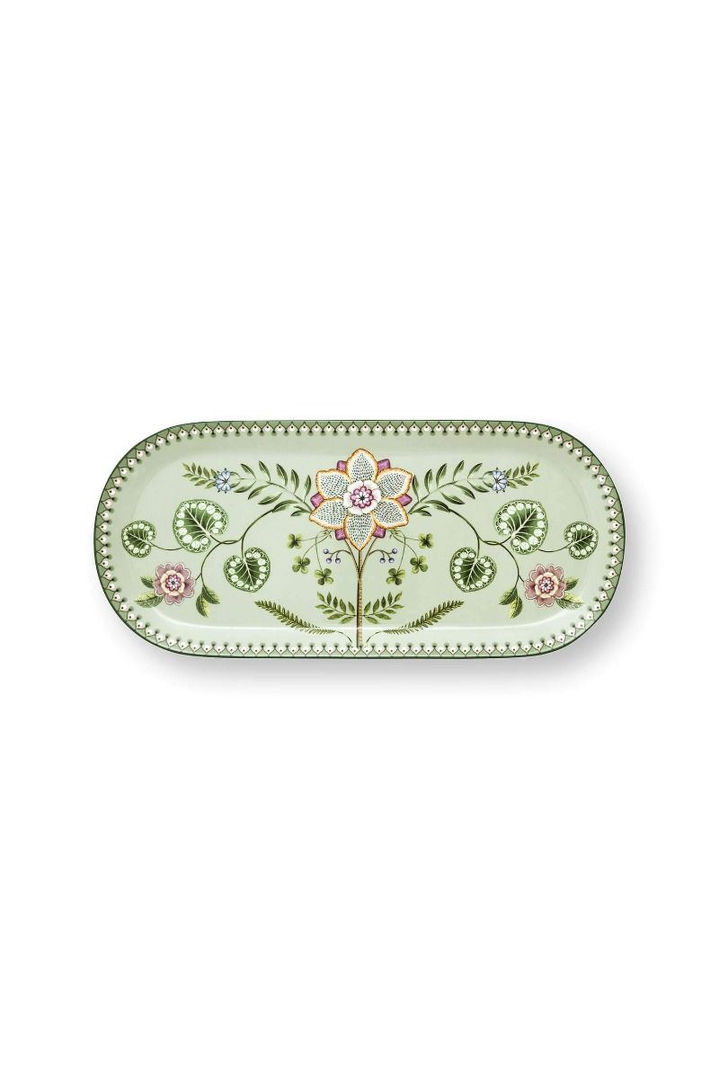 PIP Cake Tray Lily&Lotus Light Green 33.