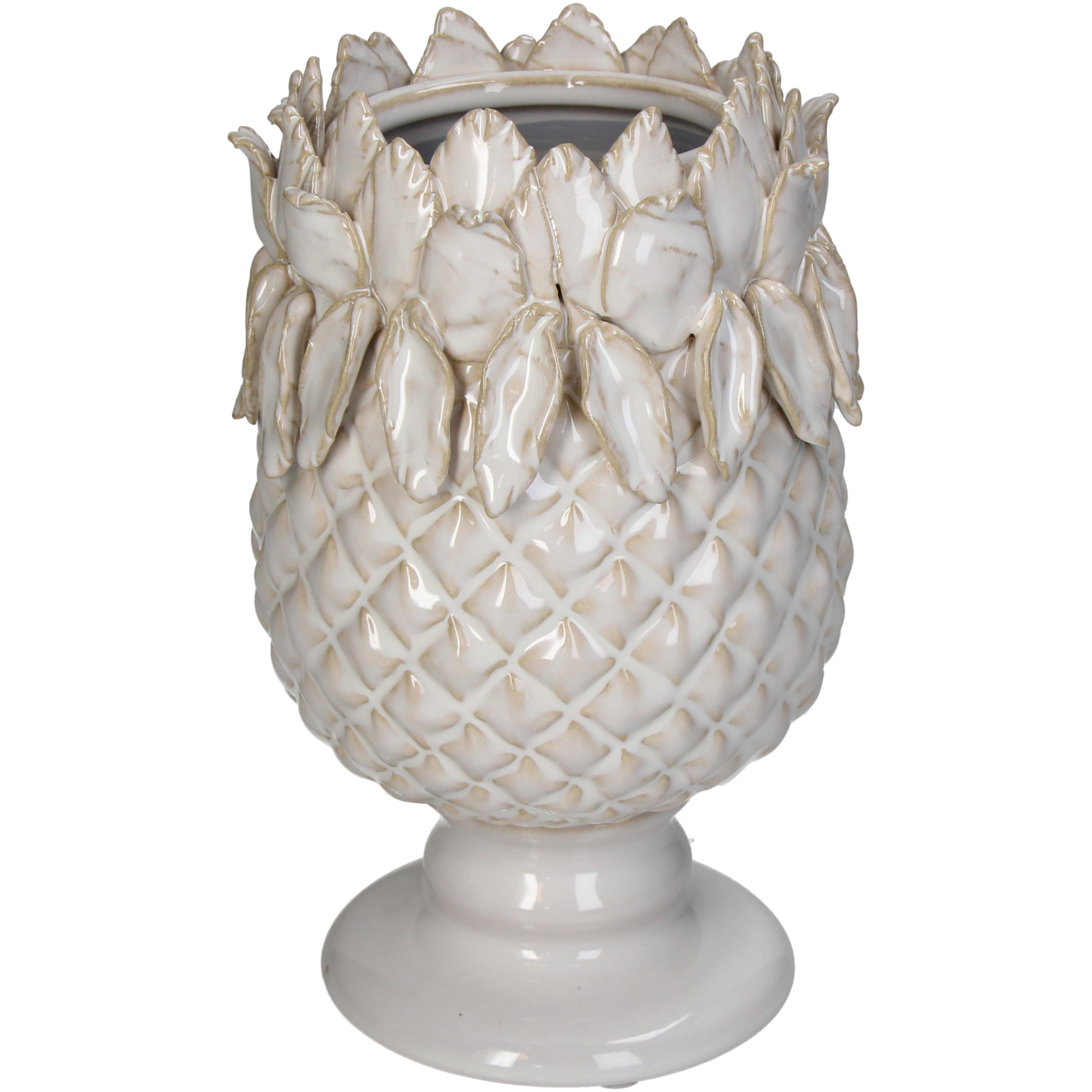 Vasi Stoneware hvítur